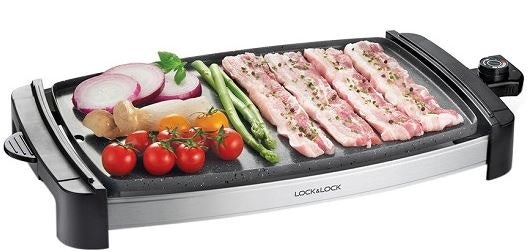 5. Lock&Lock Bếp Nướng Điện Không Khói Lock&Lock EJG211BLK (1800W, 58×33.5×9.2cm) 1