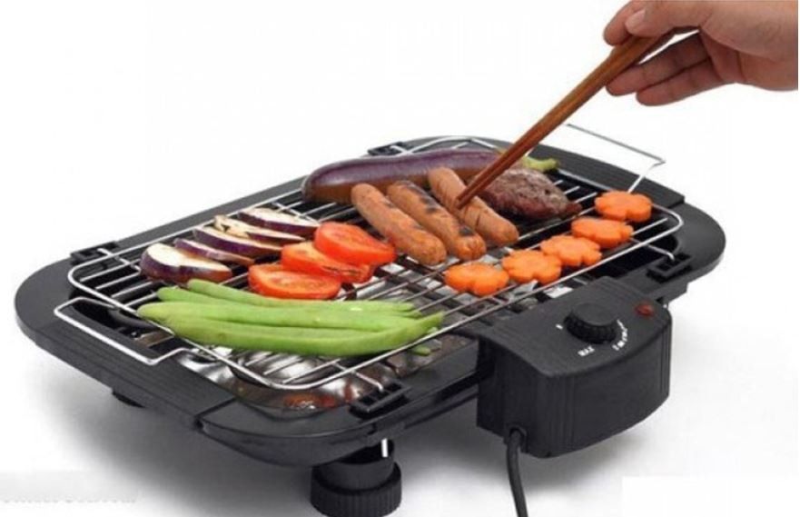 1. Gicoly Bếp Nướng Điện Không Khói Electric Barbecue Grill (2000W, 50x30cm) 1