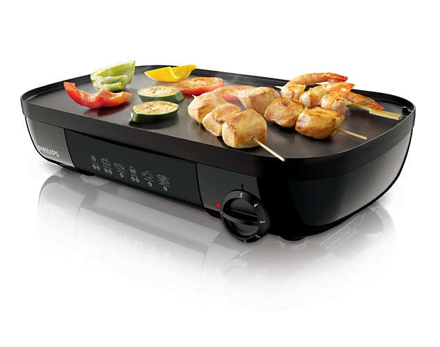 10. Philips Bếp Nướng Điện Không Khói Philips HD6320 (1500W, 40x20cm) 1