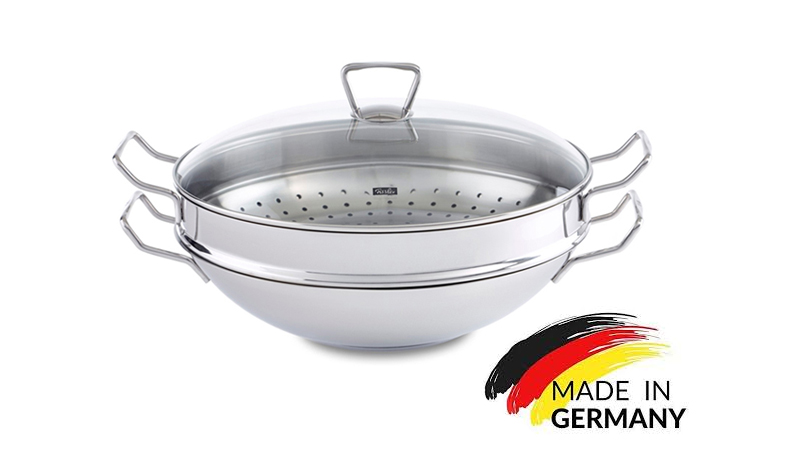 Nồi lẩu dành cho bếp từ Fissler Kunming Wok 35 Nồi lẩu dành cho bếp từ Fissler Kunming Wok 35