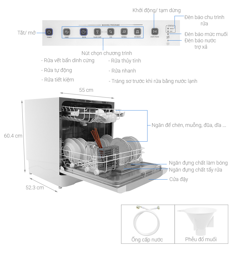 Máy rửa chén Electrolux