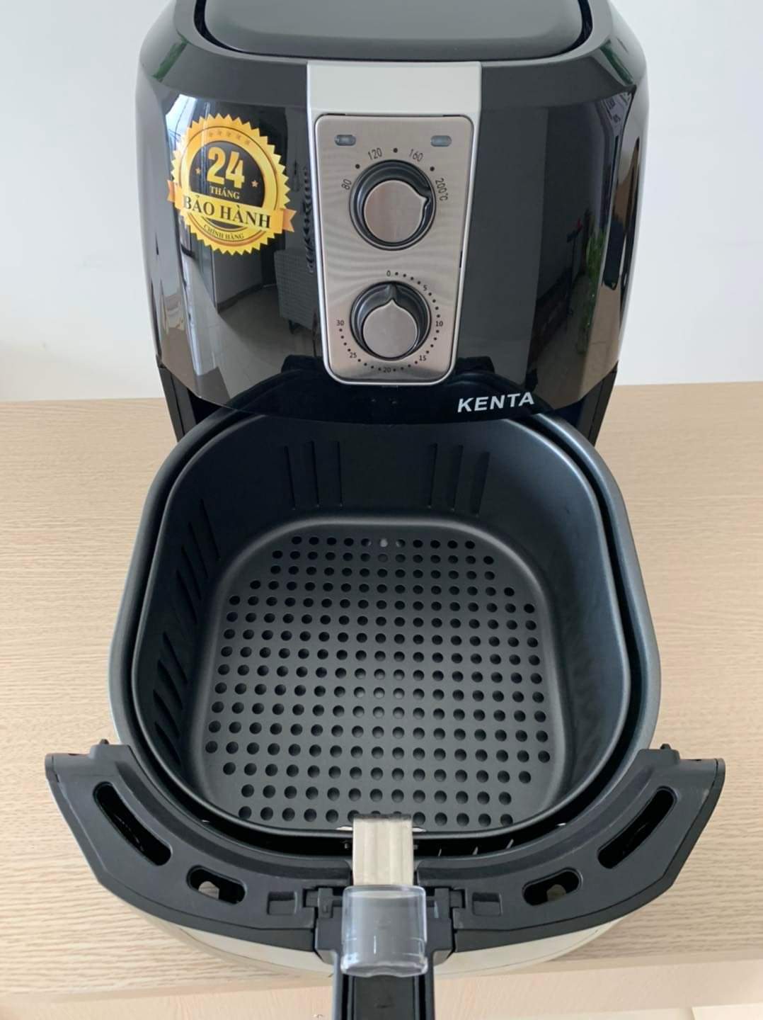 Review nồi chiên không dầu kenta 2