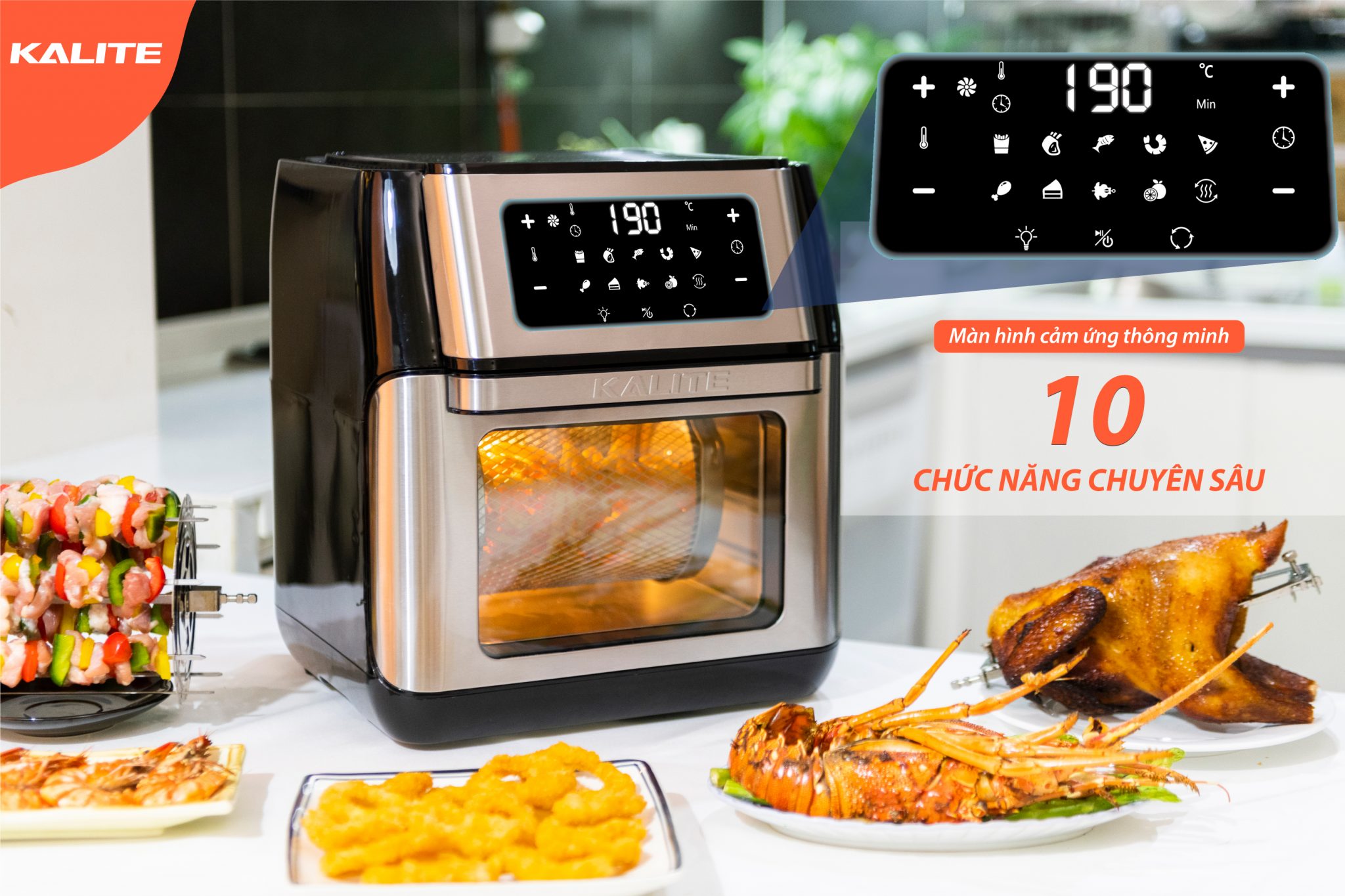 Đánh giá nồi chiên không dầu Kalite Q10 2